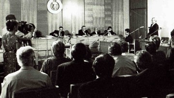 Dreharbeiten im Gerichtssaal (c) Róża Berger-Fiedler